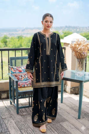 Midnight Pearl Embroidered Set