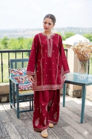 Maroon Masterpiece – Heavy Threadwork Collection